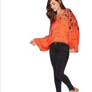 Free People Tribal Time Airy blouse